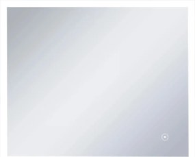 vidaXL LED-es fürdőszobai falitükör érintésérzékelővel 60 x 50 cm