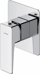 Falsík Alatti Zuhany Csaptelep, Szögletes, Króm