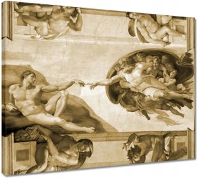 Vászonkép 50x40 Ádám teremtése