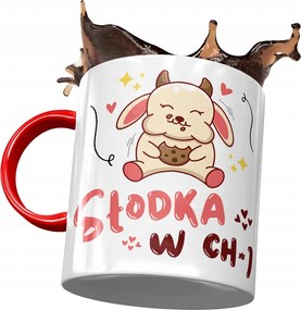 Bögre Piros Vicces Édes Chu*j Ajándék Nyomtatott Fotóval