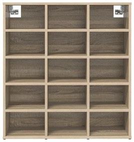 Cipősszekrény sonoma tölgy 77.5 x 30 x 83.5 cm Faanyag