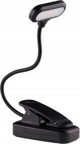 Asztali éjjeli lámpa csiptetős led olvasólámpa