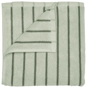 Zöld frottír bio pamut fürdőlepedő 70x140 cm Arto – Blomus