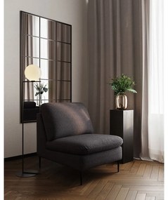 Fekete buklé fotel Moilo – MESONICA