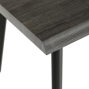 Dohányzóasztal 120×60 cm, MDF, Szürke Tölgy. CT-F4412 GREY