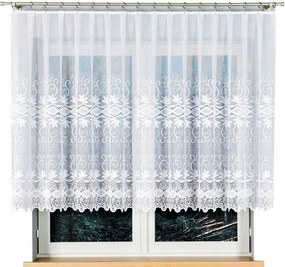 Jupiter jacquard mintás 018960, magasság 130cm, fehér szín (méterenként)