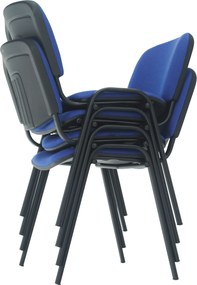 Irodai szék, kék, ISO NEW