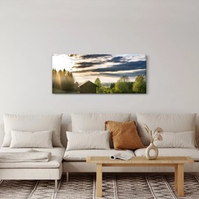 Erdei kunyhó képe (120x50 cm)