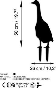Goose fém kerti dísztárgy, 65×26 cm – TR565TNL1267