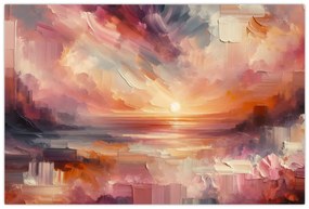 Kép - Festett alkonyat (90x60 cm)