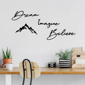 Dream fém fali dekoráció, 47×16 cm