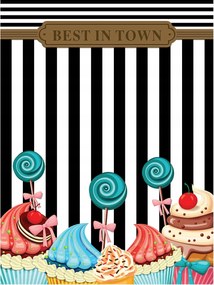 Fotótapéta konyha muffin fotótapéta 184 x 254