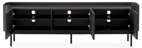 Fekete TV-állvány 180x55x40 cm Willa – MOME