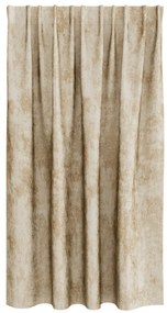 Selyemfüggöny 2 db gyűrűs függöny Krém 140x140 cm