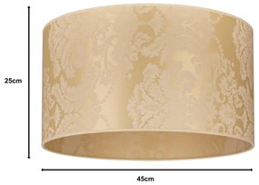 Duolla - Univerzális ROLLER E27 árnyékoló, 45 cm átmérő, arany