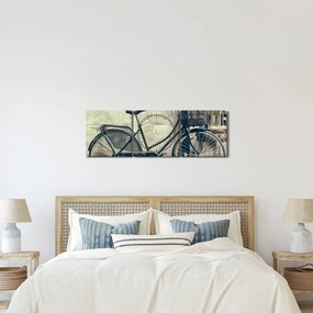 Kép - Vintage kör virágokkal (órával) (90x30 cm)