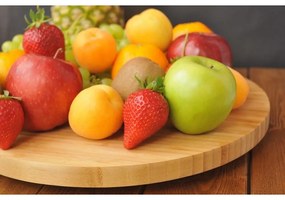 Fiesta forgó bambusz tálca - Bambum