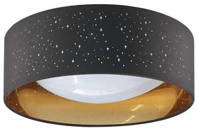 LED Mennyezeti lámpa TULUZA LED/18W/230V á. 32 cm fekete