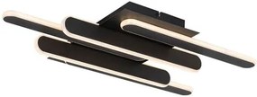 RÁBALUX 71050 SINDRI Modern LED Mennyezeti Lámpa Fekete IP20