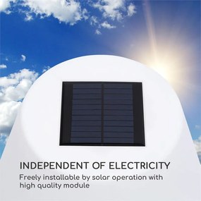 Moody Solar ST, szolár lámpa, IP65, PE lámpaernyő