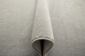 Szürke Filc Szőnyeg Nappaliba Melange Vastag Gyapjú Burton 100x200 cm