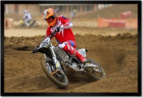 Poszterek keretben 60x40 Motocross Motorkerékpár Motor