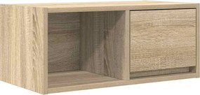 vidaXL sonoma tölgy színű szerelt fa fali TV-szekrény 60x31x25,5 cm