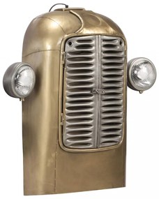 Traktor kialakítású vas fali lámpa