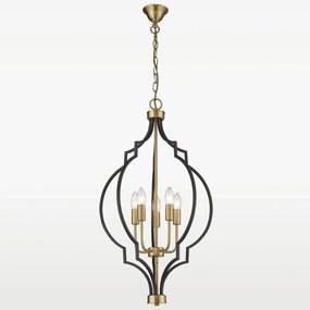 Cosmolight modern csillár nashville fekete arany cosp05186bk