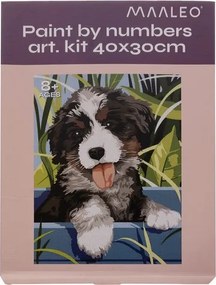 Festés szám szerint 40x30cm - Maaleo 22780 kutya