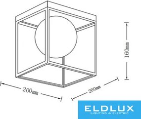 ELDLUX C76-1 Vintage Mennyezeti Lámpák IP20