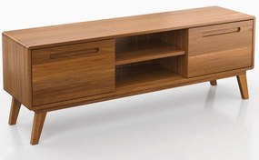 AMI nábytek Beskid bükk fa TV szekrény, rusztikus tölgy, szélesség 155 cm