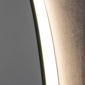 Brilagi - DEMI ECO LED dimmelhető, páramentesítő fűtéssel rendelkező tükör LED háttérvilágítással, 12W/230V, átmérő 60 cm, IP44