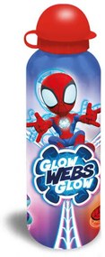 Pókember Glow Web alumínium kulacs ívókupakkal 500 ml