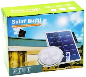 Napelemes Mennyezeti Lámpa Különálló Napelem Panellel - kerek, 50W Legolcsóbb Napelemes Solar Mennyezeti Lámpa