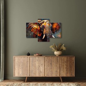Kép - Egy elefánt festése (90x60 cm)