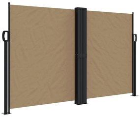 tópszínű behúzható oldalsó napellenző 140x1200 cm