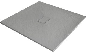 Mexen Hugo SMC 100 x 100 cm-es négyzet alakú zuhanytálca, szürke - 42611010