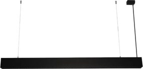 LED csillár kábelen LED/55W/230V 3000/4000/6500K 120 cm fekete