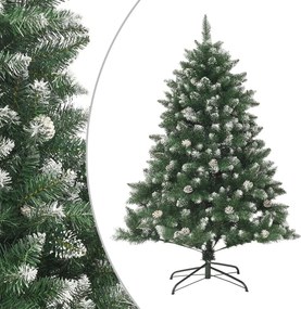 vidaXL PVC műkarácsonyfa állvánnyal 120 cm