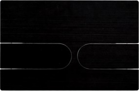 Öblítő gomb Acél T3 fekete matt wc vázhoz Jomo Werit Jomo Tech