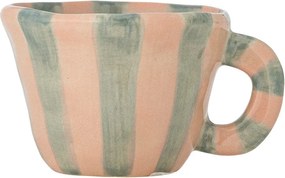 Világoszöld-világos rózsaszín kerámia eszpresszó csésze 110 ml Nini – Bloomingville