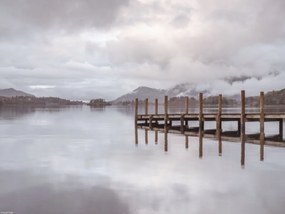 Poszter 40x30cm Móló Derwentwaterben, Assaf Frank