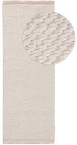 Újrahasznosított anyagból készült szőnyeg Kiah Cream 70x200