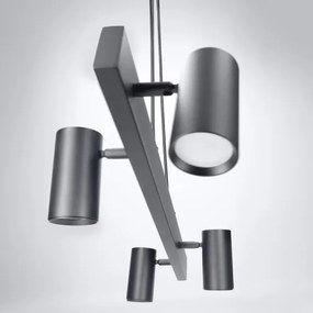 BRILAGI - LED RGBW dimmelhető kábelen függesztett csillár SELE 4xGU10/6,5W/230V fekete