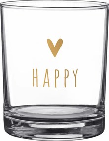 Pohár szívvel és Happy felirattal 230 ml