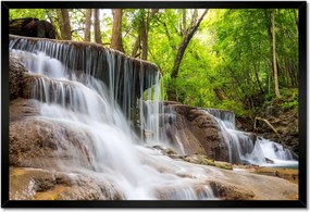 Poszterek keretben 60x40 Gyönyörű vízesés