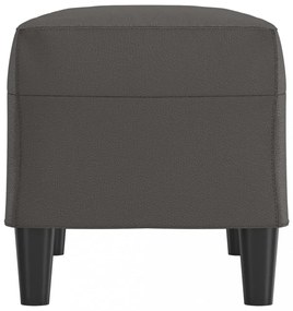 vidaXL szürke műbőr pad 70 x 35 x 41 cm