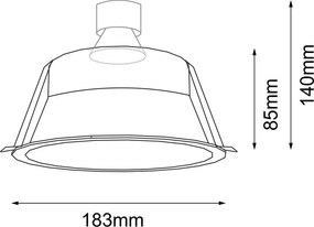 Antigo Kami 3327 Beépíthető spotlámpa 1x15W/Gu10 IP20