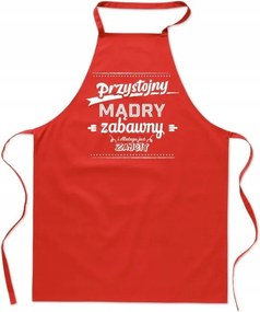 Konyhai Kötény piros Valentin Napi Ajándék FA_454_cw